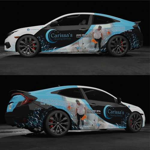 "I want something eye, catching, beautiful and luxurious Honda Civic 2021 send me what the car would look like I’m very v" winning Logo & brand guide