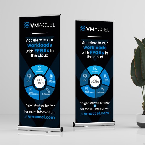 pull up banner needed for tech company Design by dezignedge*