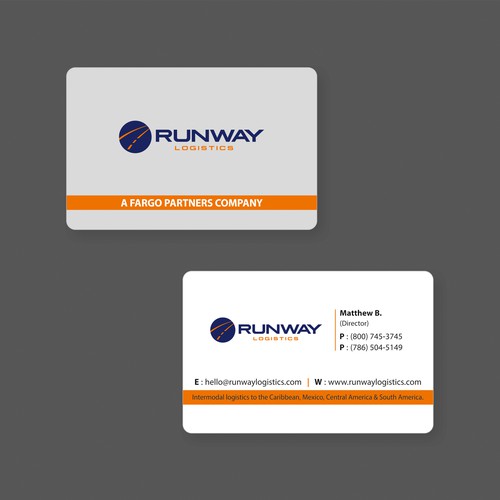 Design di Runway Logistics Business Card di SANDEEP15