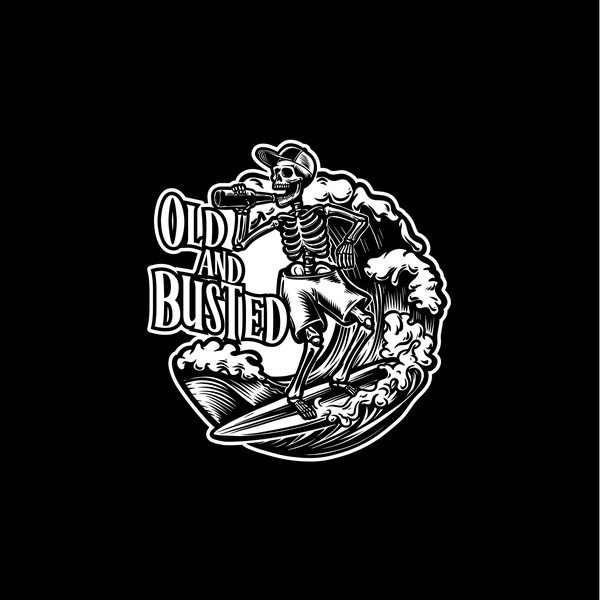 Design by Bane85 titled "Logo for the "Old and Busted Surfing Fraternity (OBSF)"
