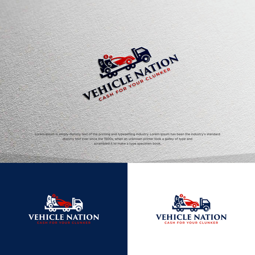 Diseño de Vehicle Nation Seeks Logo For Junk Car Business. de StudioJack