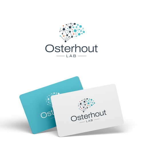 Logo for a scientific lab studying how the immune system communicates with the brain Design by mikule