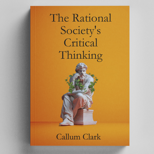 A classical yet modern book cover for philosophy/critical thinking Diseño de TintoDeVerano