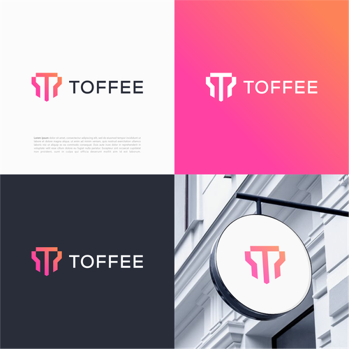 Design di modern fintech logo di sinajimasi