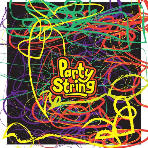 SILLY STRING LOGO + BACKGROUND Design by JOHNN L. JONES