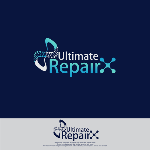 Create a logo for a high end all natural pain relief and repair cream Diseño de Voz Design