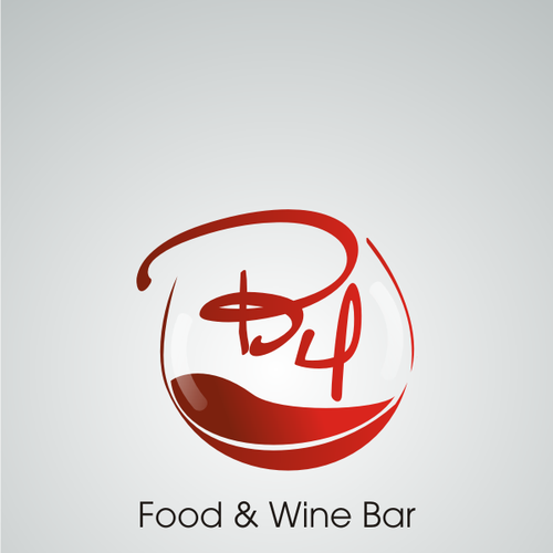 B4 Food & Wine Bar Ontwerp door punyamila