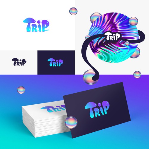 Design Fresh New Mushroom Gummy Brand - Colorful, Modern, Youthful, Psychedelic por SikretStudio