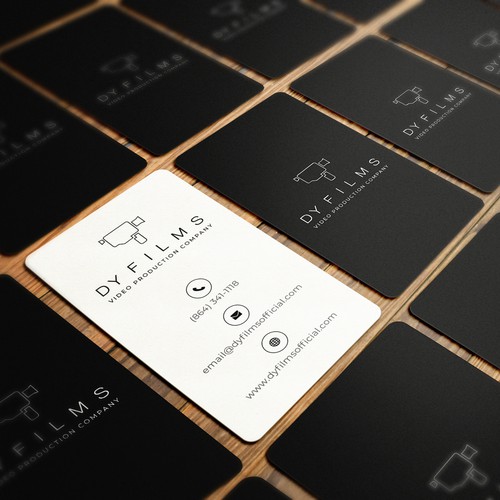 Business card for video production company Design by Galaxiya