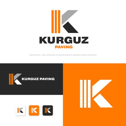 Logo Design for Commercial Paving Company Design by Danielle Curtis