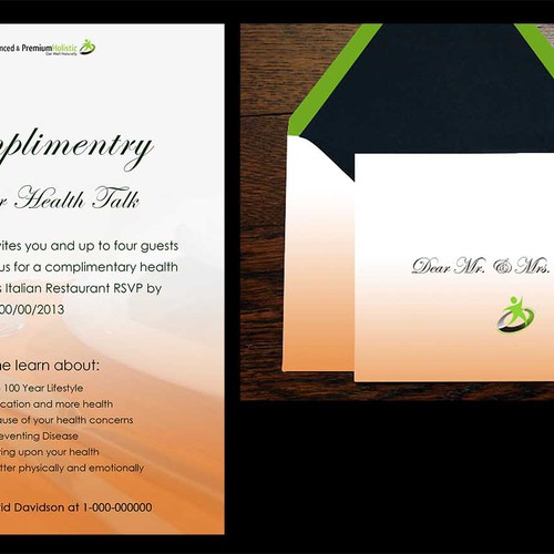 Advanced Holistic Healthcare needs a new card or invitation Design by minolyn