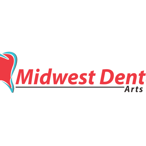 Create a logo for a cutting edge dental laboratory, Midwest Dental Arts, Inc. Design by BrandWell