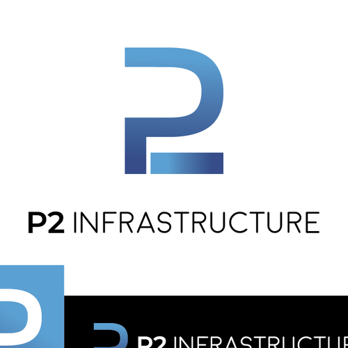 P2 Infrastructure Logo Design Design by Anemone Creative