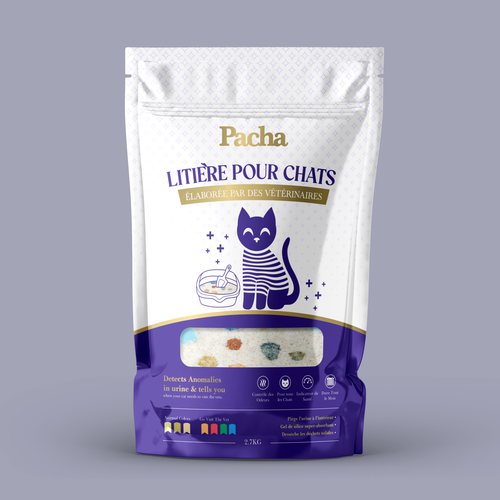 Cat Litter startup Minimalistic packaging - Contest Design by SONUPARMAR