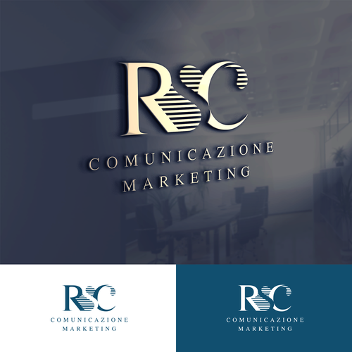"Creation of new logo for communication and digital marketing agency R&S&C" winning Logo design