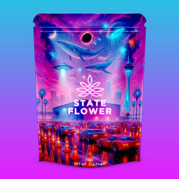 Mylar Bag Design for Cannabis Brand