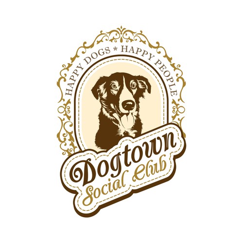 vintage/rustic/victorian design for dog daycare/boarding Design by EASt Studio