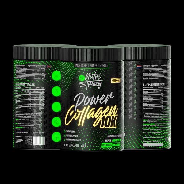 Power Collagen 10K Package Design