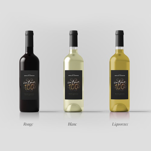 Etiquetas de producto propuesta en el concurso por Comintop