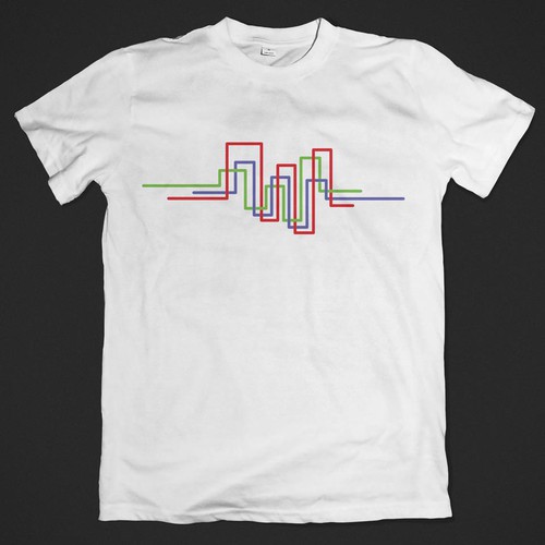 Diseño de Line Graph T-Shirt de Comet Didin