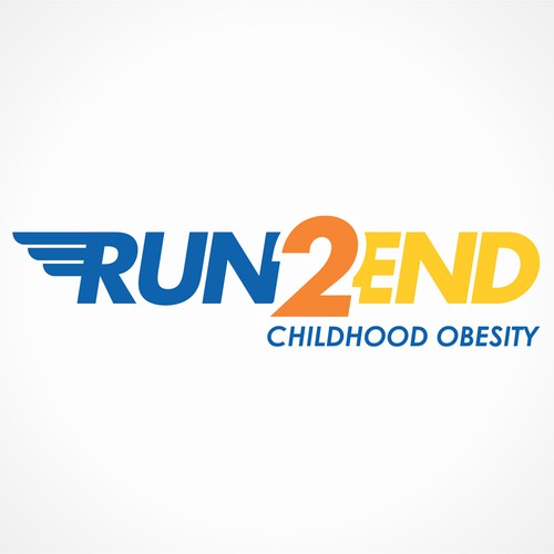 Run 2 End : Childhood Obesity needs a new logo Ontwerp door Gossi