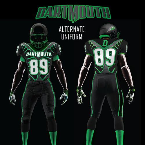 Diseño de Design Dartmouth College's Future Football Uniforms de Sully66