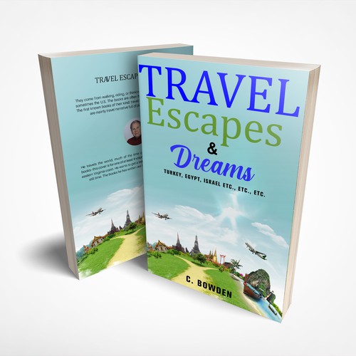 Cover for a travel/autobiography/brief essay book Design by MS_99