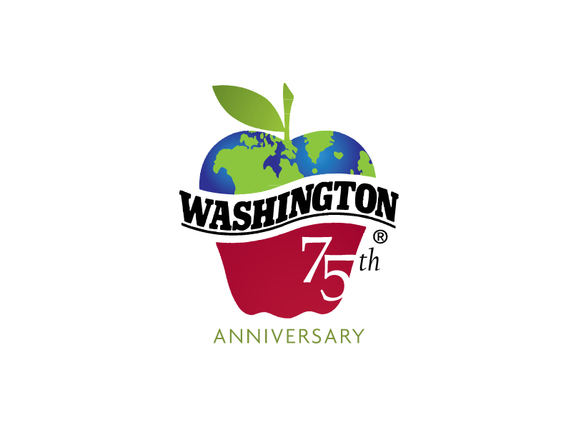 Create the next logo for Washington Apple Commission 75th Anniversary