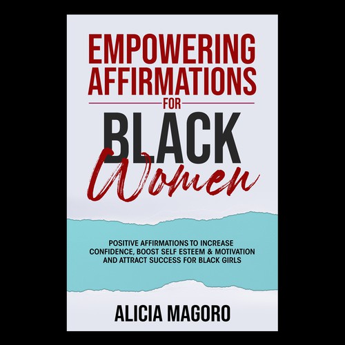 Designs | Affirmations for black women book cover | Book cover contest