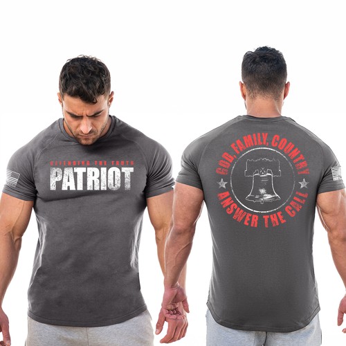 Develop a patriotic shirt that represents: The individual patriot, God, Family, Country Design by ^^SHALOM^^