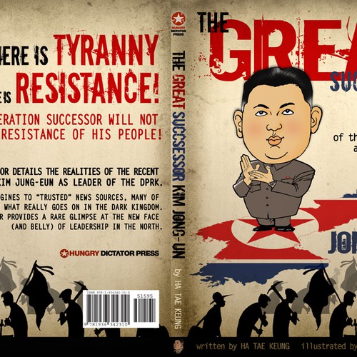 book cover for Hungry Dictator Press Ontwerp door ODYART