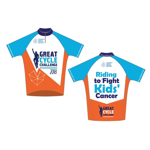 Great cycle challenge discount jersey