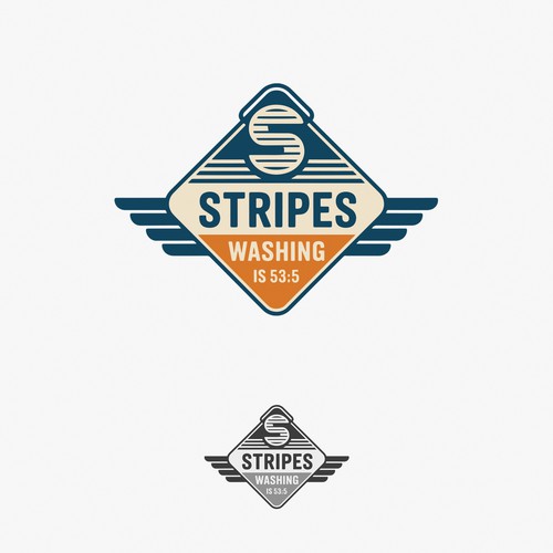Design di Stripes Washing - Design a logo and brand for a new upcoming coastal company di RGORG