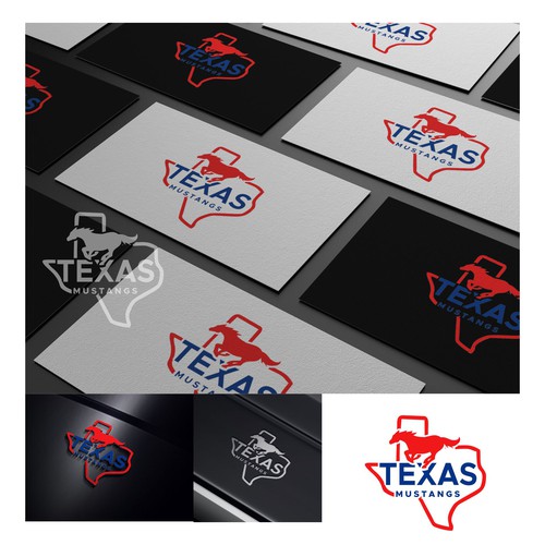 Diseño de Texas Mustangs de SGrph