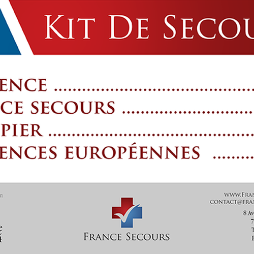 Etiquette pour le premiers secours Design by byBeatrice