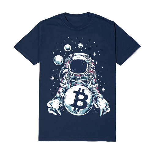 Pure Crypto Shirts to the MOON! Design by ROCHIS28