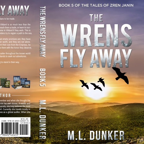 Cover Contest For A Fiction Series The Wrens Fly Away - Book 5 Design by Bigpoints