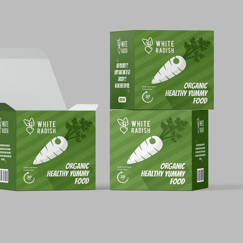 WHITE RADISH-meal prep box Design by Mahiofficial™