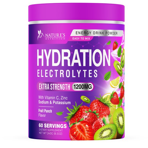Hydration Electrolytes Design Needed for Nature's Nutrition Design by UnderTheSea™