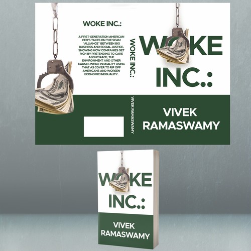 Woke Inc. Book Cover Design by desainbagus3