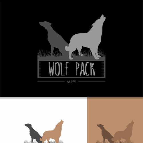 Create a logo for Wolf Pack Design by Rhayra Gatti