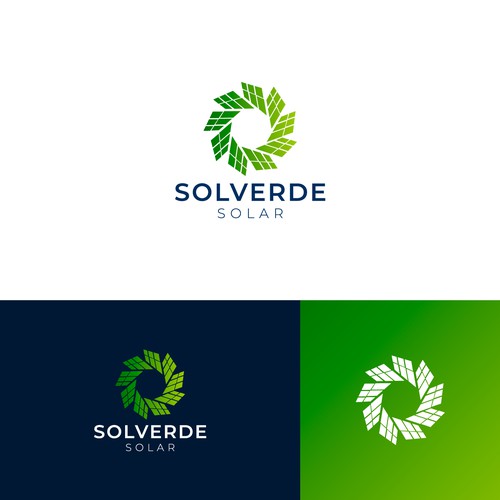 Clean logo for solar company Design by jomx