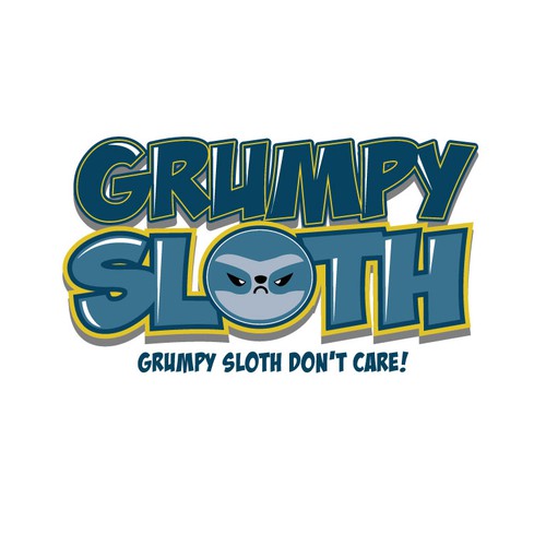 Grumpy Sloth Needs a Cartoony New Logo | Logo design contest