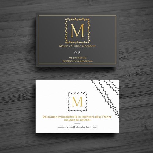 Business card contest entry by Roni_