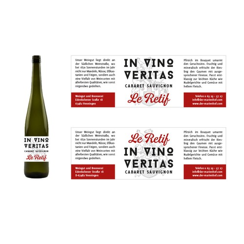 Product label contest entry by feinschliff