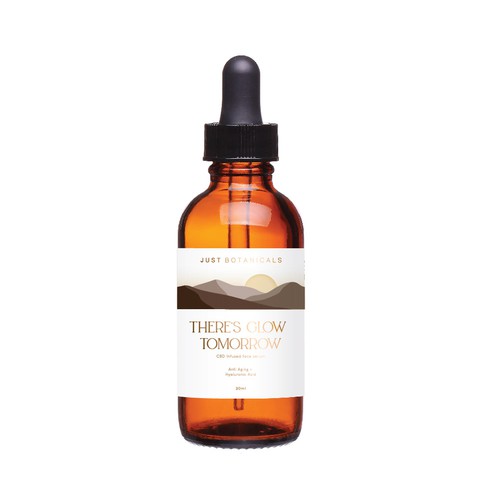 Luxury Label for CBD infused Hyaluronic Acid Serum Design by Shrey_a