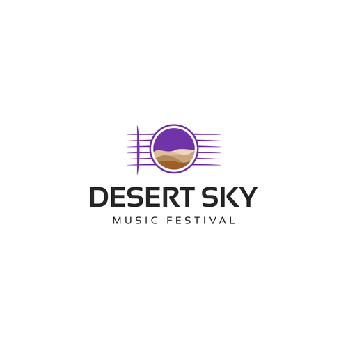 Desert Sky Music Festival Design by Ledu