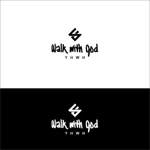Walk With God Minimalist Luxury Logo for a Modern Faith & Fashion Brand Design by Elesense