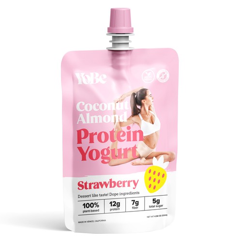 Create Eye-Catching Packaging for YoBe's Protein Yogurt to Shine at Whole Foods Design by rizal hermansyah