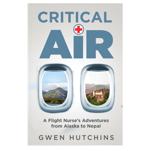 Create a cover about an emergency flight nurse's adventures Design by Arrowdesigns